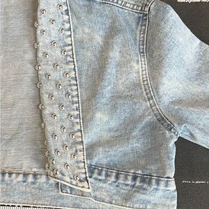 Denim Jacket cropped lapel